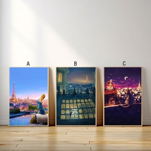 Ratatouille Film Poster, Leinwand Druck, Kunst Leinwand Malerei Wohnzimmer Schlafzimmer Docor,Fan Geschenk