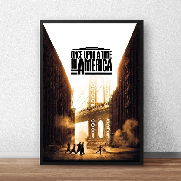 Once Upon A Time In America Movie Poster, Canvas Print, Wall Art Canvas Schilderij Woonkamer Slaapkamer Docor