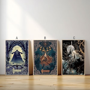 Poster del film Castlevania, stampa su tela, pittura su tela da parete, soggiorno, camera da letto, decorazione, regalo per i fan