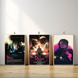 Drive Movie Poster, Canvas Print, Wall Art Canvas Painting Living Room Bedroom Docor,Fan Gift