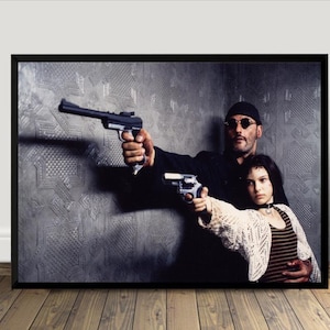 Leon the Professional Movie Poster, Canvas Print, Wall Art Canvas Painting Living Room Bedroom Docor