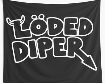 Loded Diper Tapestries, Rodrick Heffley The Rockstar Wall Tapestry, Rodrick Heffley Wall Hanging, Music Hip Hop Wall Tapestry