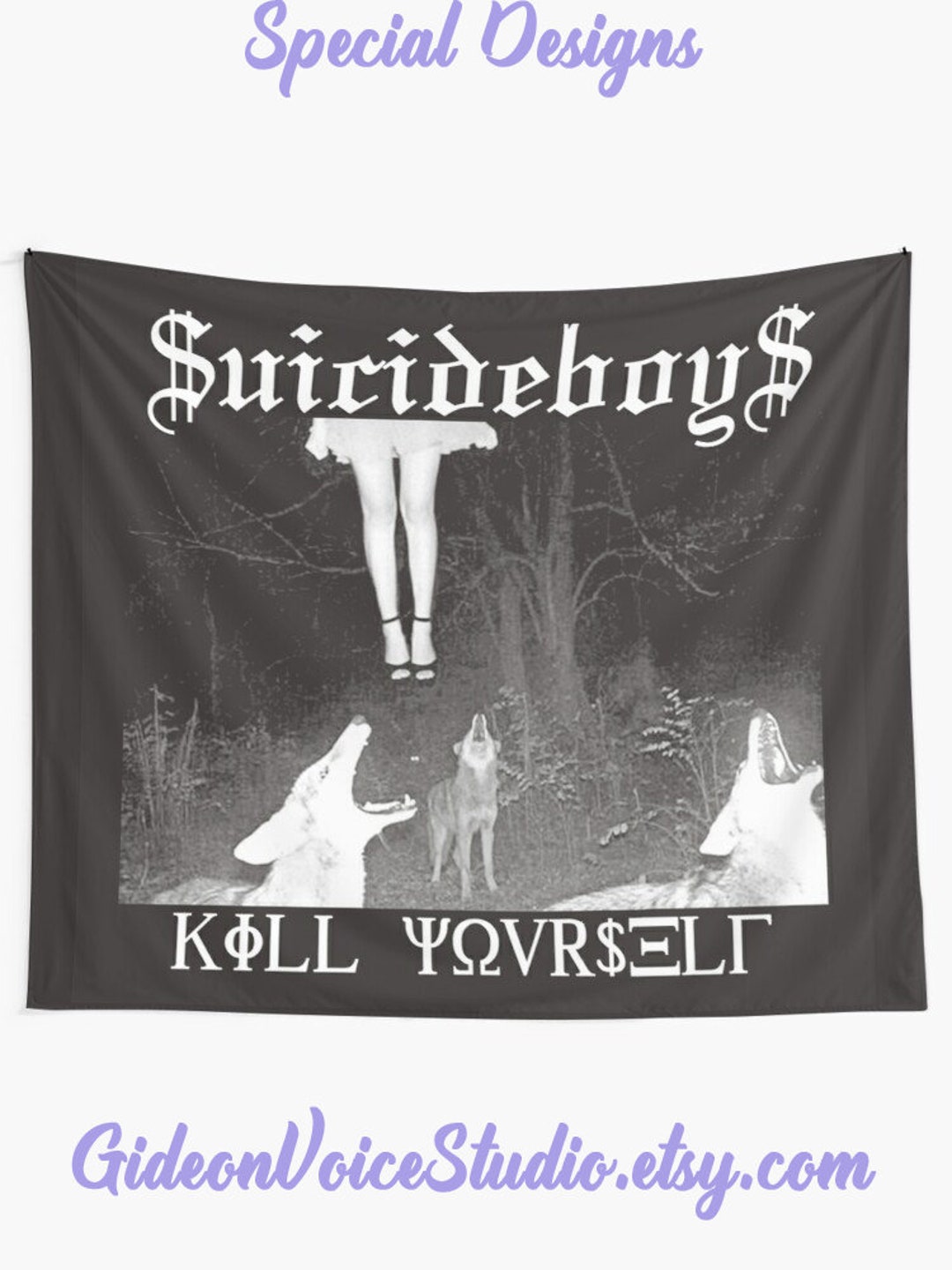Suicideboys Kill Yourself Wall Tapestry - Etsy