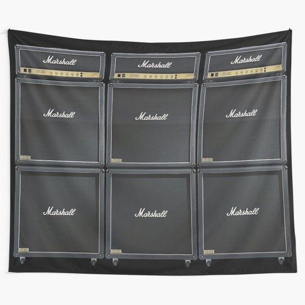 Marshall Stack Wall Tapestry Wall of Cabs Tapestry