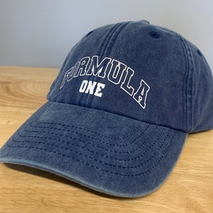 Formula 1 Motorsport Inspired Baseball Cap - &#39;Formula One&#39; Varsity Style