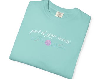 Camiseta Princesa Sirena: Camiseta de algodón suave y colores cómodos