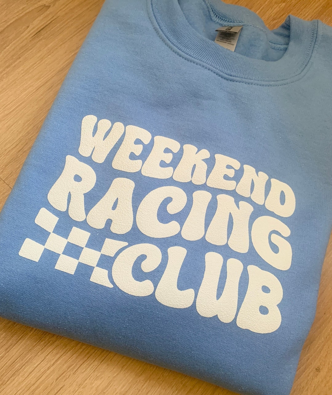 Formula 1 Motorsport Inspired Puff Vinyl Sweatshirt - Weekend Racing ...