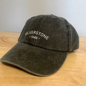 Formula 1 Circuit Location and Date Cap - Silverstone and more - Vintage Wash Colours