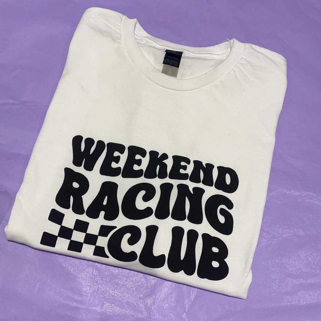Formula 1 Motorsport Inspired Puff Vinyl Tshirt - Weekend Racing Club ...