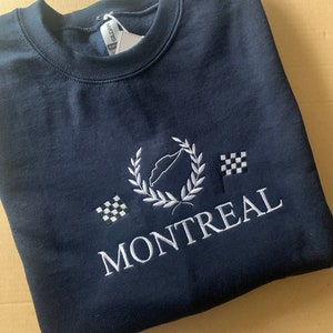 Formula 1 Motorsport Racing Track Embroidered Sweatshirt - Monaco and ...