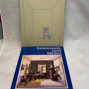 Vintage 1976 German Art & Interior Design Book - &#39;Innenraum und Möbel&#39; van Sigrid Hinz, historisch meubilair en stijlevolutie