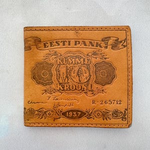 Funda vintage para pasaporte soviético – Emblema del CCCP de cuero genuino – Portadocumentos de viaje de la URSS – Recuerdos de la URSS de los años 80