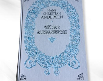 Fiabe d'epoca "Väike Merineitsi" di Hans Christian Andersen, 1987 / Libro illustrato con copertina rigida / Edizione estone