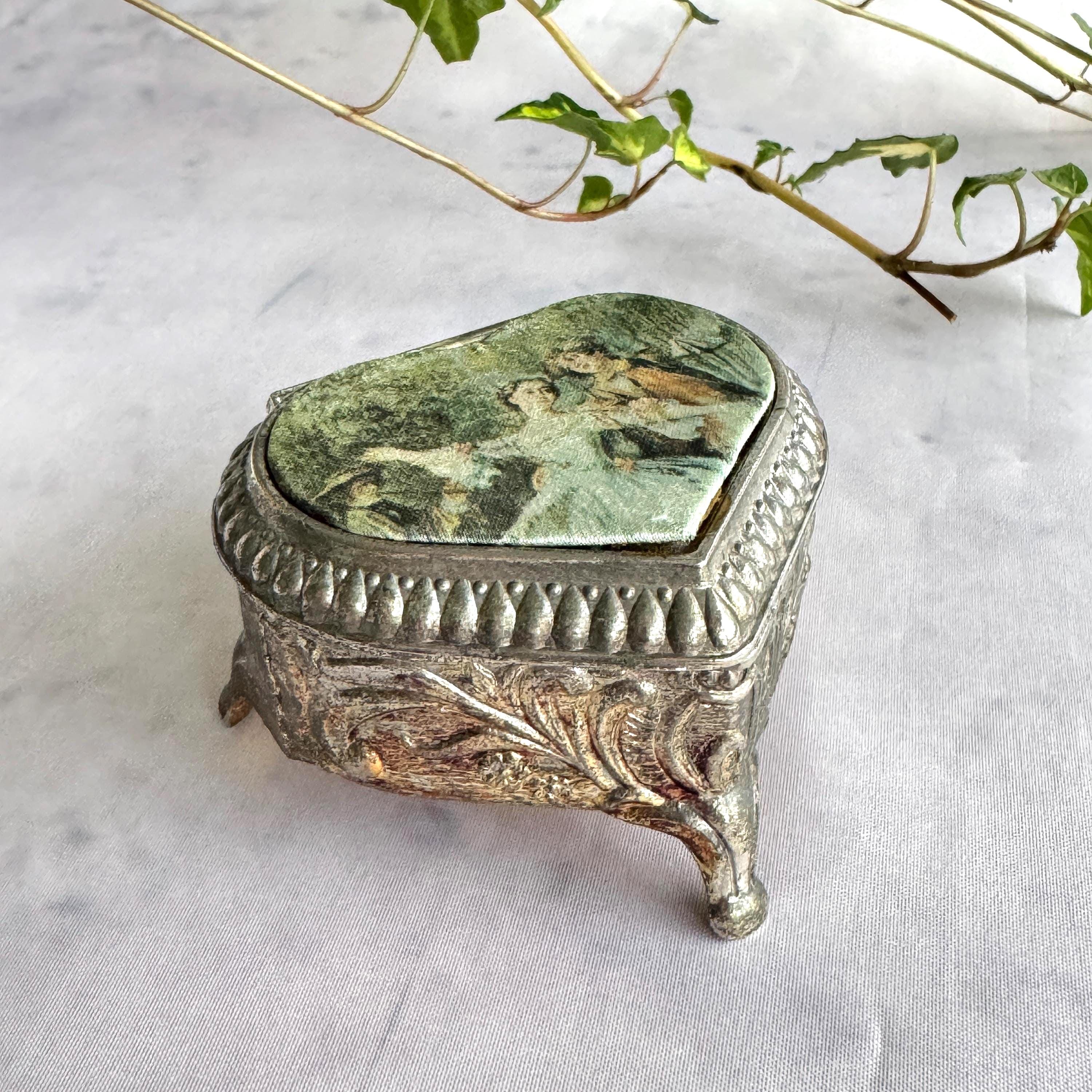 Antique Silver Box Made in Japan - Etsy