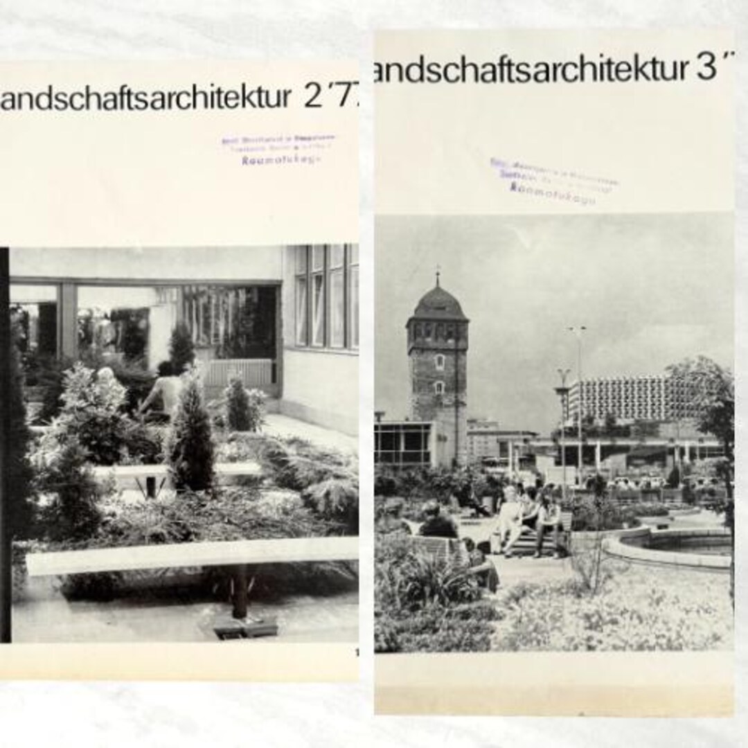 Vintage DDR Landscape Architecture Journals – Landschaftsarchitektur 2/ ...