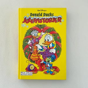 Donald Ducks Julehistorier 2003 Vintage Disney Christmas Comic Book Norway Norwegian Egmont Hardcover