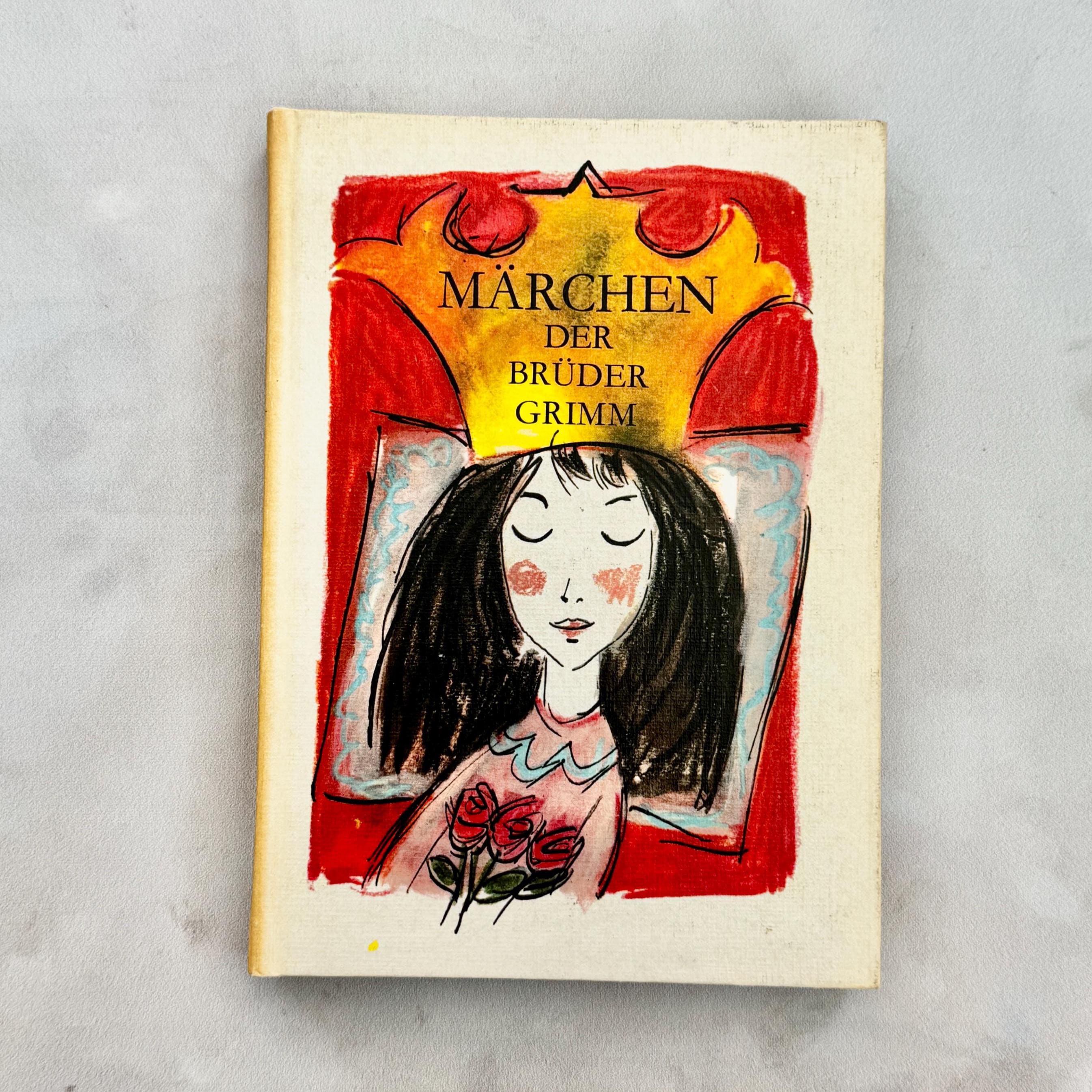 【貴重本】komm,mein madchen,in die berge Vintage Märchen Der Brüder Grimm Book GDR | Illustrated by
