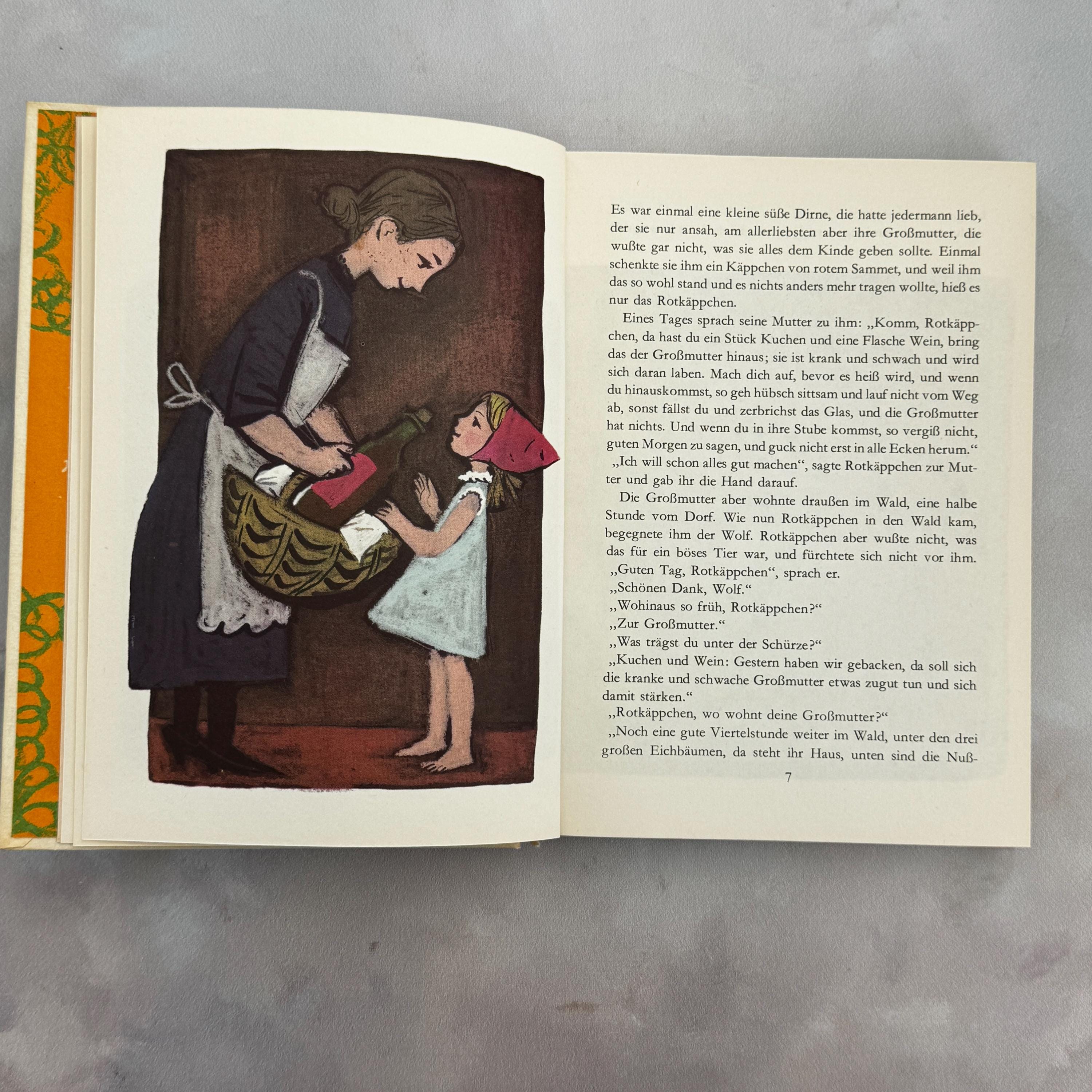 Vintage Märchen Der Brüder Grimm Book GDR | Illustrated by