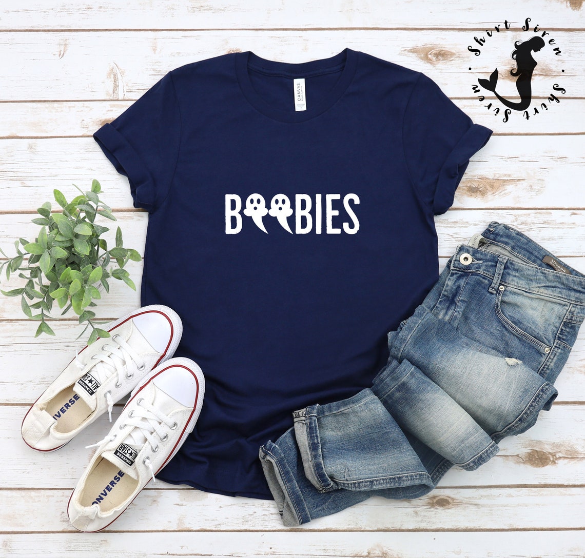 Boo-bies Joke Halloween T-Shirt for Women Raunchy Humor Shirt | Etsy