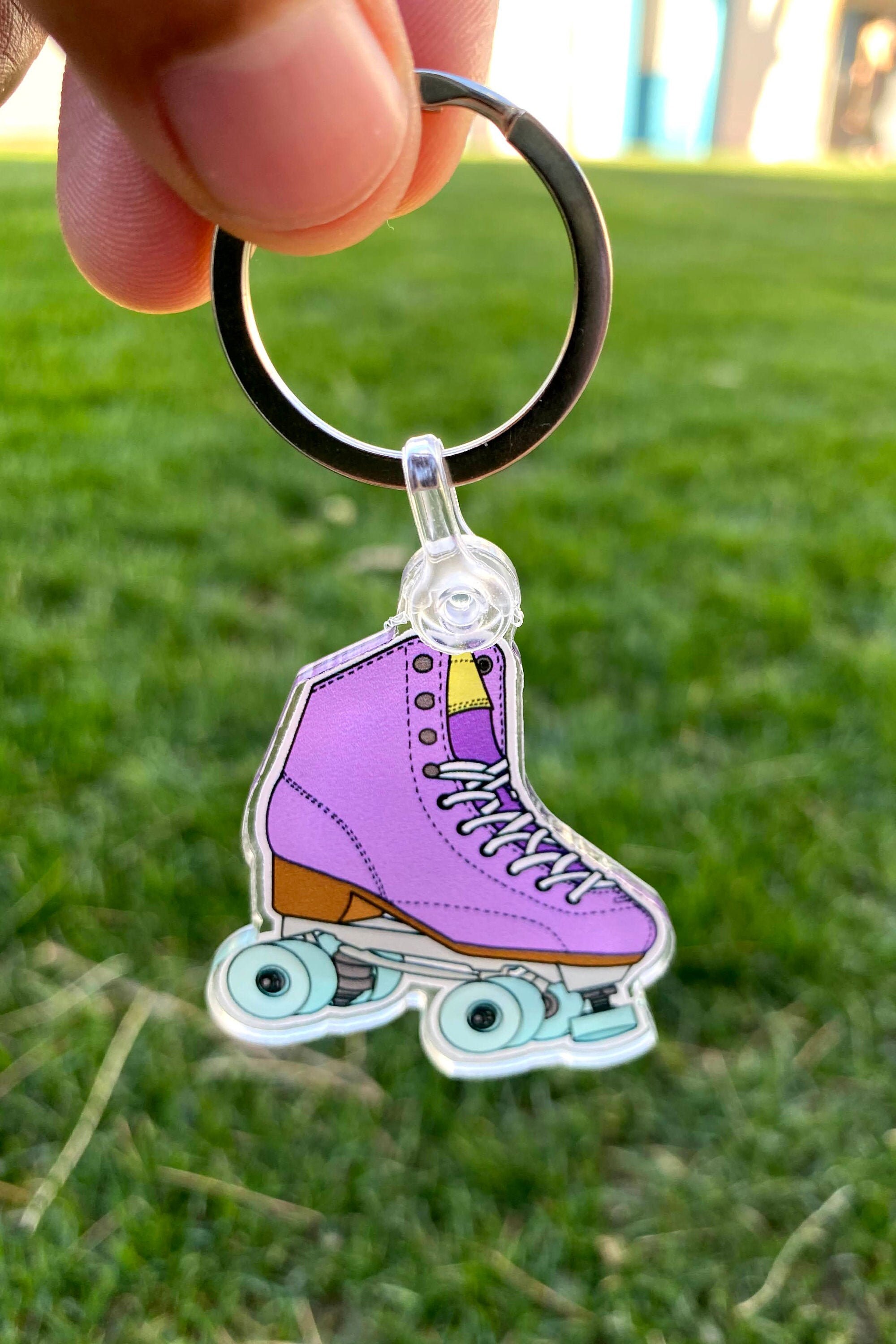 Roller Skate Keychain Keychain Roller Derby Accessories Etsy UK