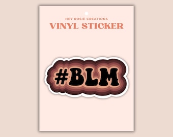 Pegatina/vinilo de BLM Black Lives Matter