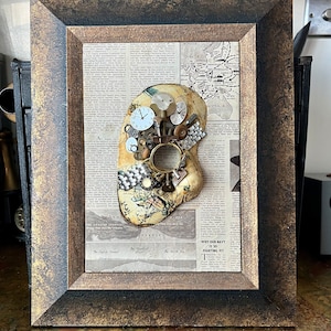 Gerahmtes Steampunk Phantommaskenbild