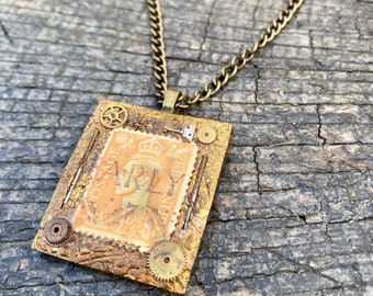 King George steampunk necklace