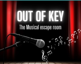 Musical Escape Room game, DIY Printable Puzzles, Family Game night (PDF Download)