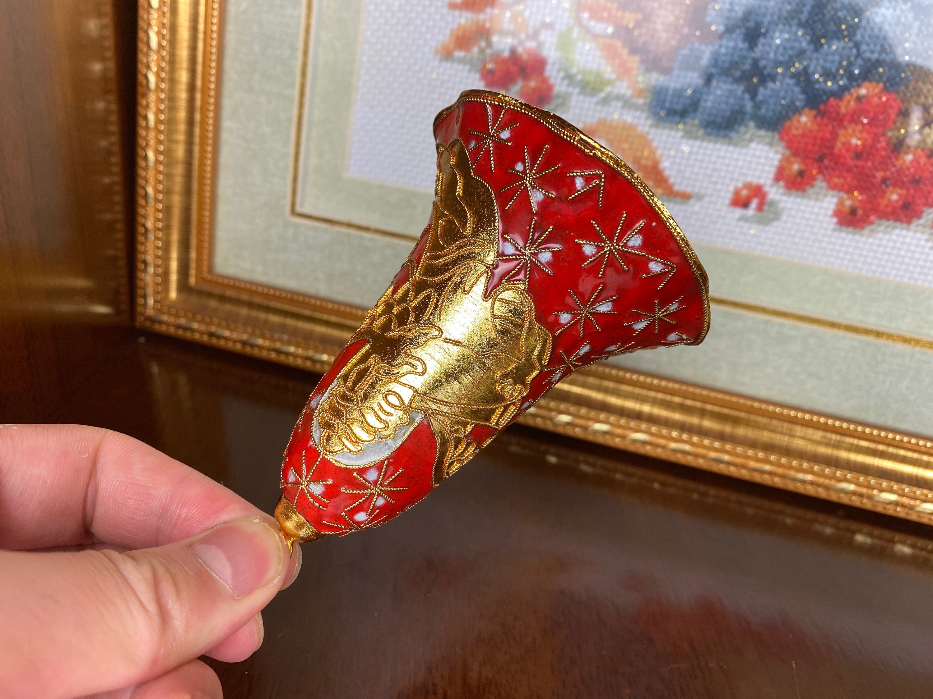 Cloisonné Christmas Bell Guardian Angel Collective Bell Etsy