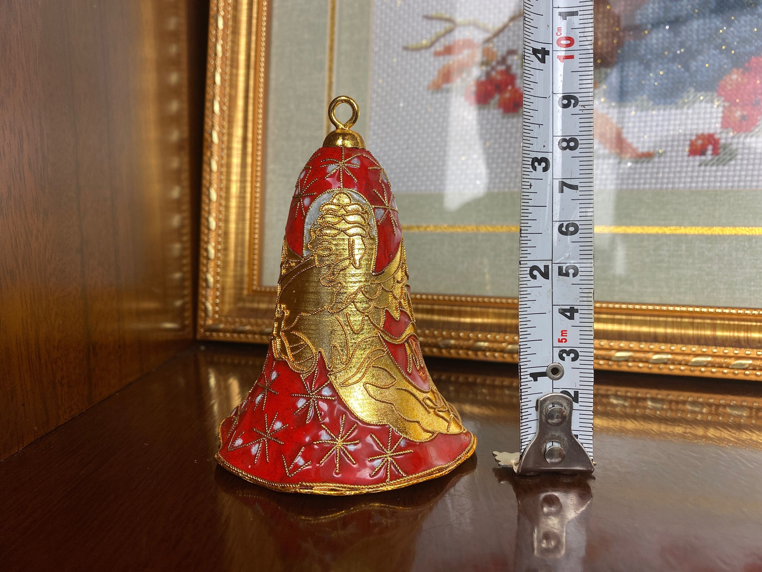 Cloisonné Christmas Bell Guardian Angel Collective Bell Etsy