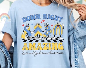 Special Education Teacher Shirt, Down Right Amazing Shirt, Down Syndrome Awareness Shirt, SPED Teacher Shirt, Special Education Teacher Gift