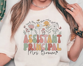 Assistant Principal Shirt, Custom Assistant Principal Shirt, Personalized Assistant Principal, Back To School, Teacher Graduation Gift