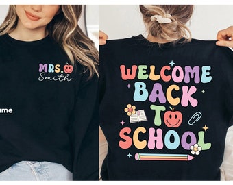 Teacher Shirt, Welcome Back To School Shirt, First Day Of School, Back To School, Kindergarten Teacher Shirt, Teacher Appreciation Gift