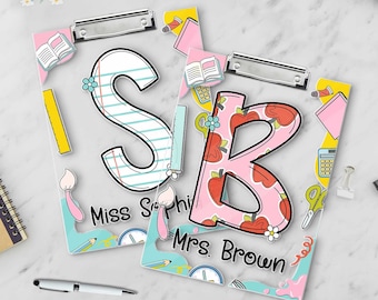 Custom Teacher Clipboard, Acrylic Clipboard For Teacher, Personalized Teacher Gift Christmas, Back To School Gift, Teacher Appreciation Gift
