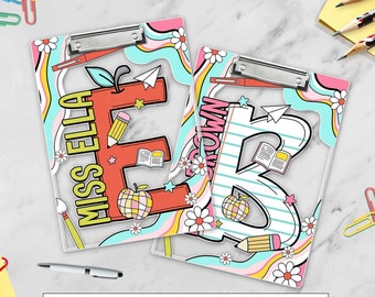Custom Teacher Clipboard With Name, Custom Clipboard For Teacher, Personalized Teacher Gift, Back To School Gift, Teacher Appreciation Gifts