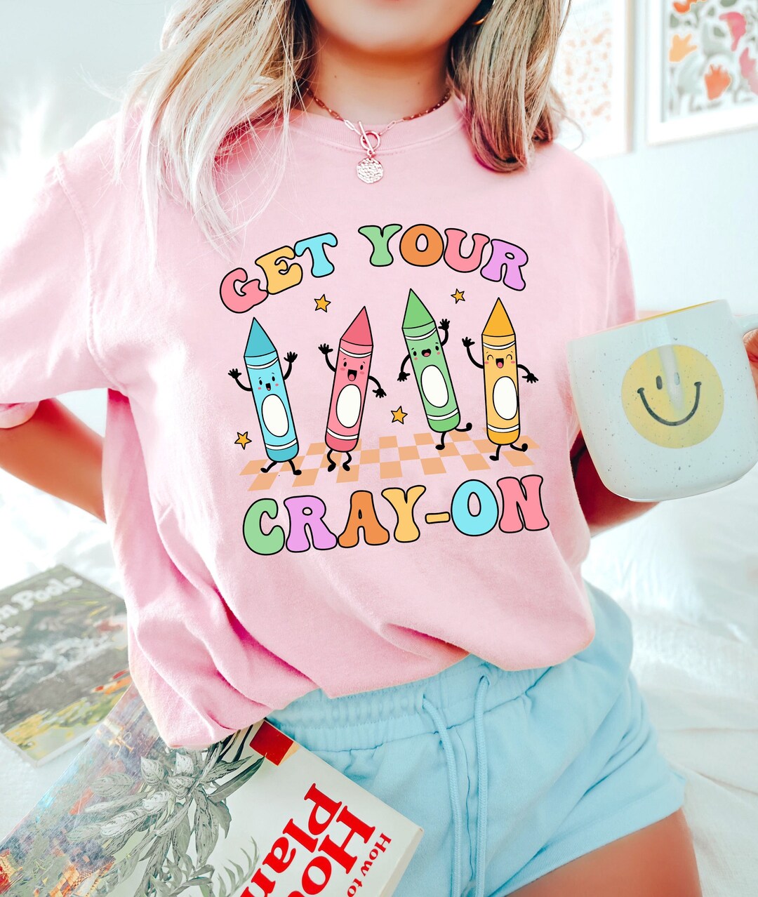 Get Your Cray On! T-Shirt Funny Back to School Tee