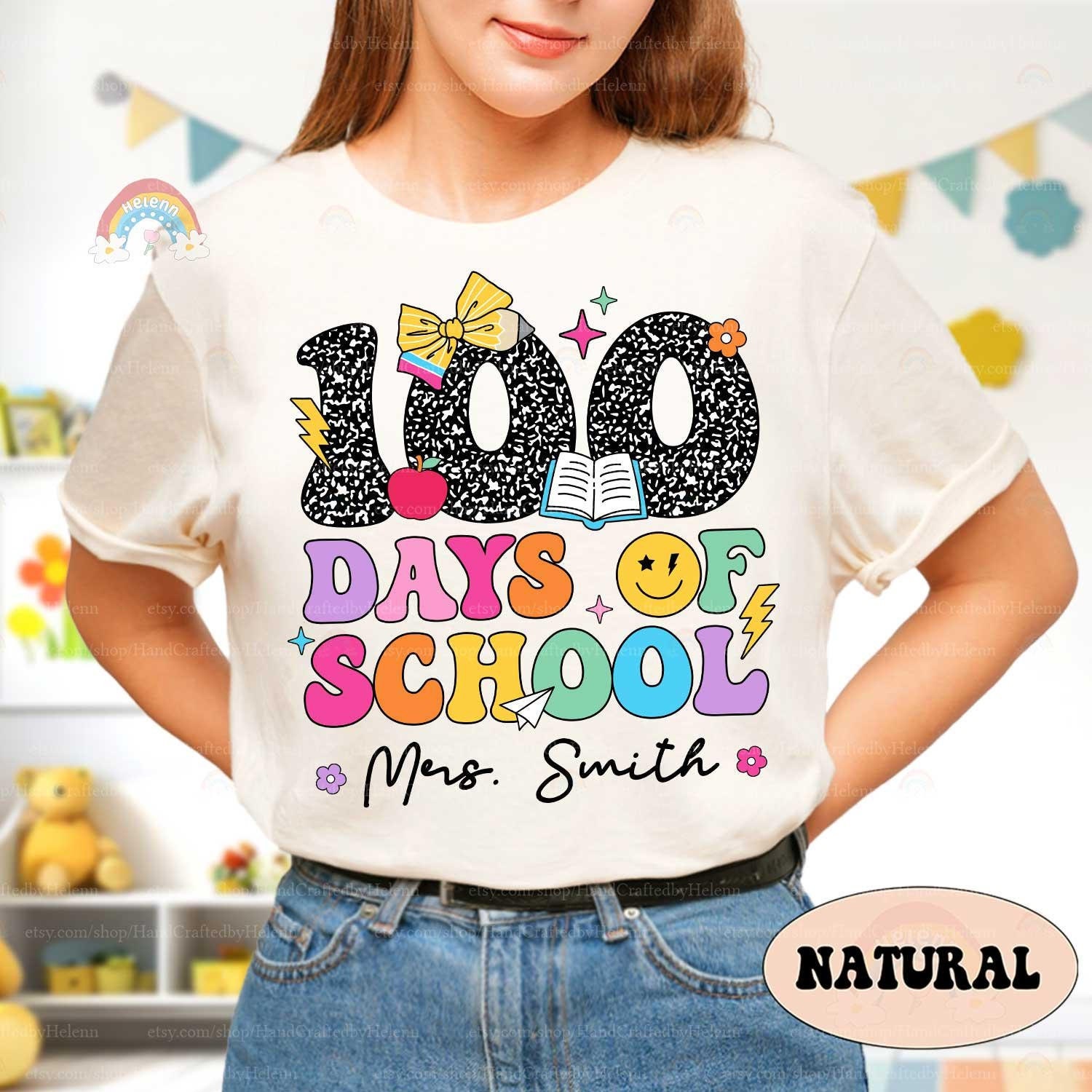 Custom 100 Days of School Shirt, Teacher Shirt Group 100th Day of ...