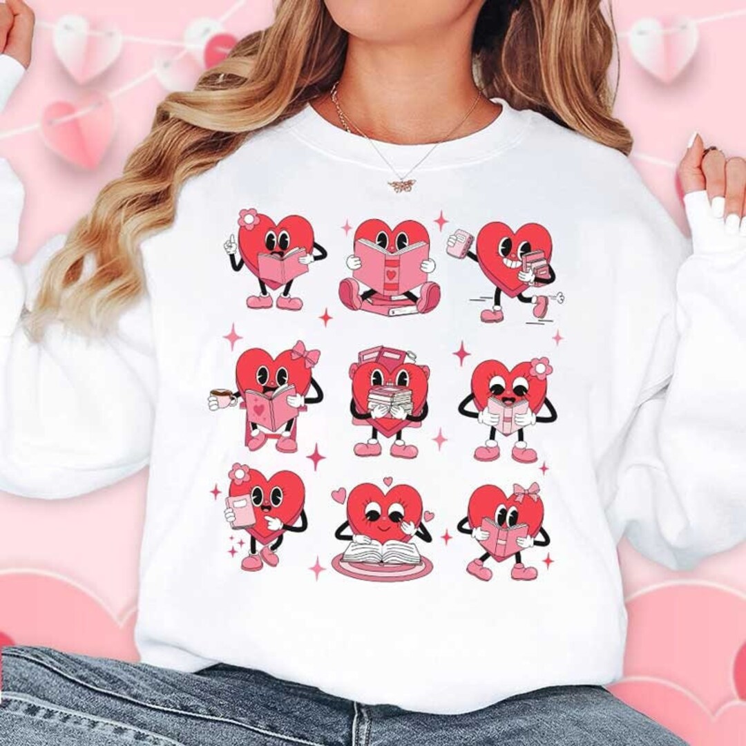 Teacher Valentine Shirt, Teacher Heart Reading Shirt, Valentines Day