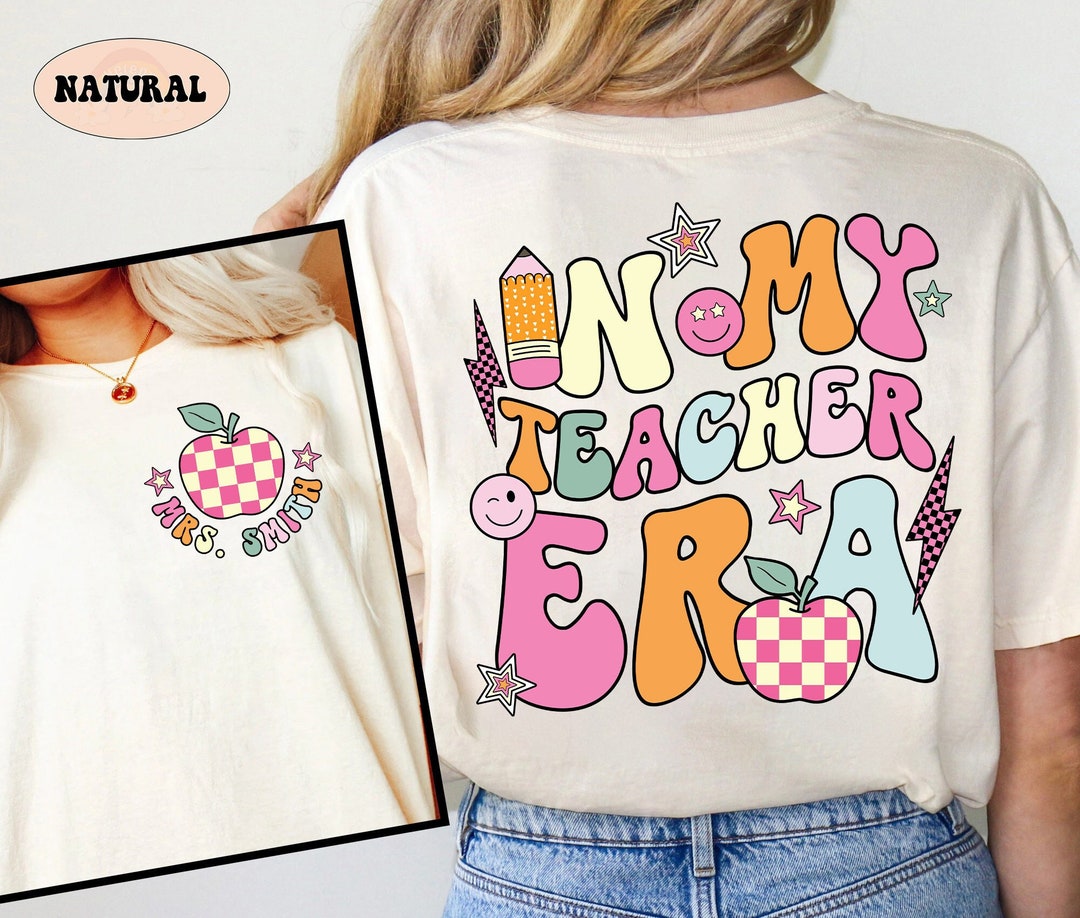 Funny Teacher Shirts For Women - Graphic Tees For School, Back To School, Teacher's Day Gifts, Summer Casual - View #9