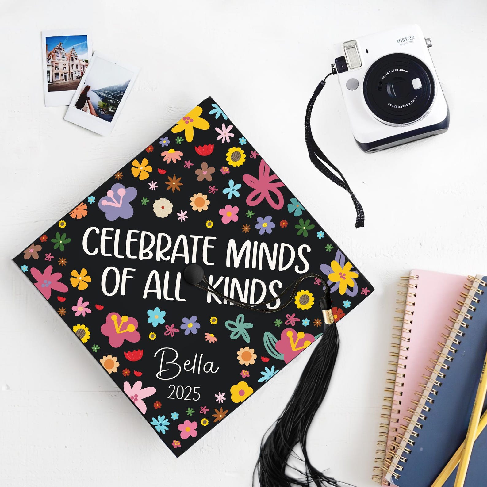 Graduation Cap Design Autism Custom Class of 2026 Graduation Cap Topper Celebrate Minds of All Kinds ...