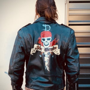 Vintage ACES by MQP leather moto jacket men's biker | Etsy Vintage ACES by MQP leather moto jacket men's biker | Etsy