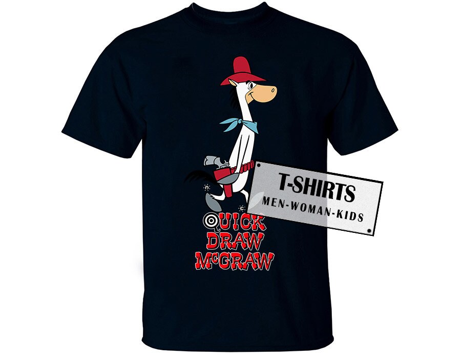 Quick Draw McGraw V1 Men T Shirt All sizes S M L XL 2XL 3XL Etsy