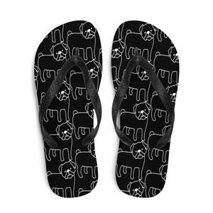 Pug-a-Roo KT Pugs Flip-Flops Sandals