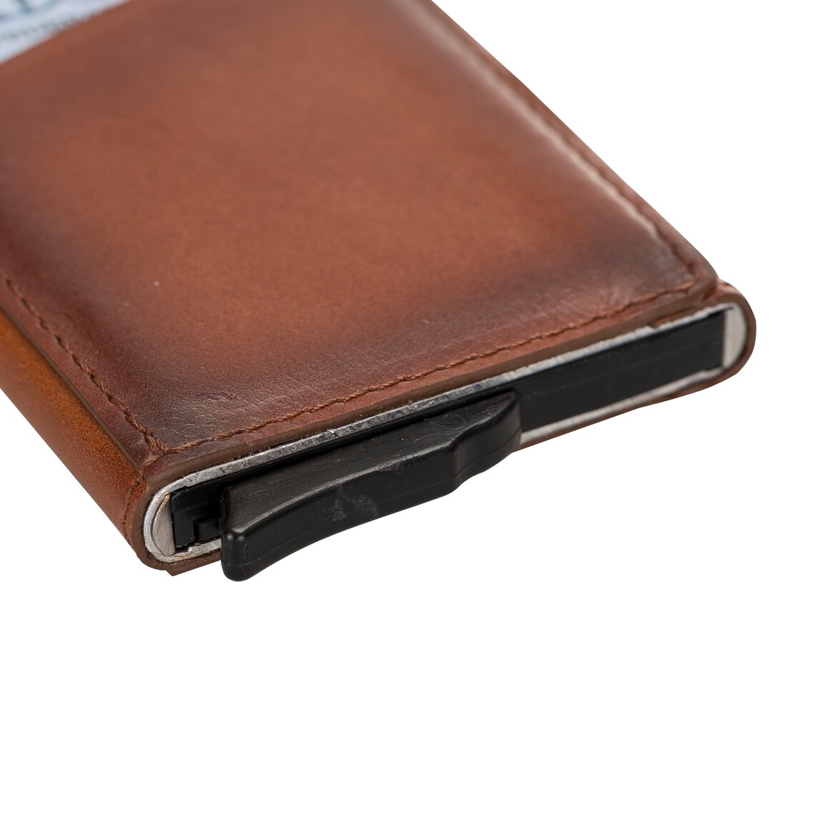 Minimalist Leather Pop up Wallets for Men RFID Blocking Mens Etsy
