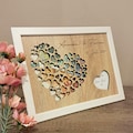 Money gift hearts in heart personalized picture frame wedding birthday baptism celebration anniversary money gifts money packaging money product logo