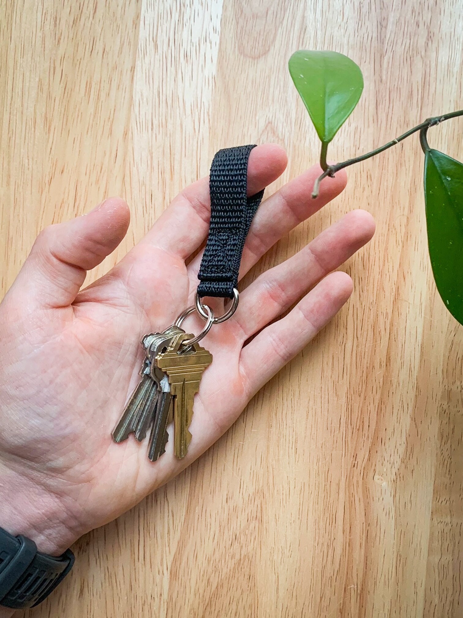 Minimalist Keychain bing Loop Java Loop Etsy