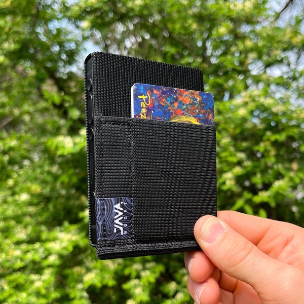 Light Phone 3 Case With Wallet - Sleeve style case with elastic wallet - Holds cards and cash - Slim and lightweight design