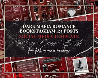 15 Dark Romance Bookstagram Posts – Instagram Template for Readers & Authors