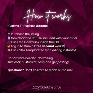 Spicy Romance Book Launch Kit – 4:5 Instagram Post Template for Authors image 10