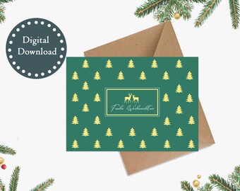 Winter Fröhliche Weihnachten Eule und Strümpfe Tolchik Postkarte 